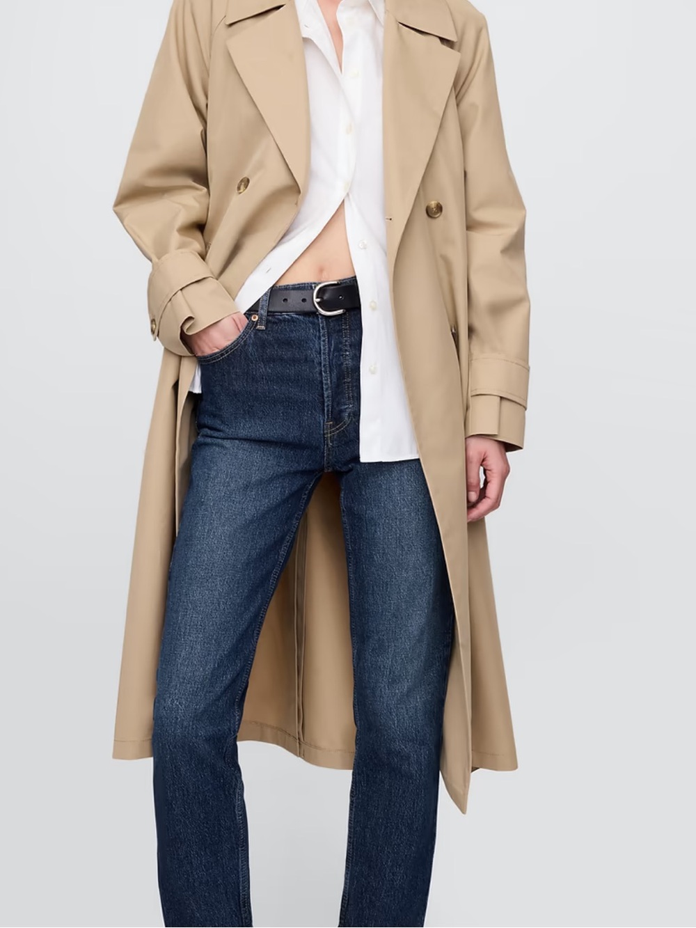 Gap High Rise Cheeky Straight Jeans